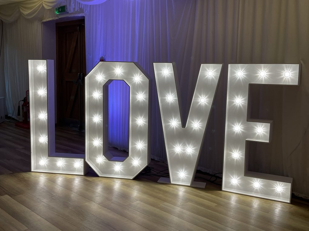Light up Illuminated Love Letters