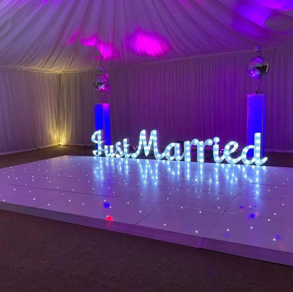 Just Married Light Up LED Sign
