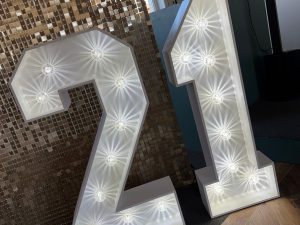 Light Up 21 Letters