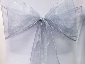 Silver Chair Sash Hire