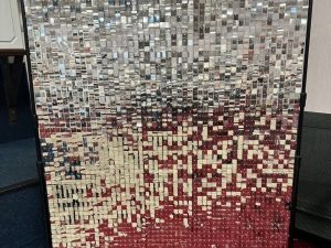 Silver Sequin Wall Hire