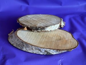 Wooden Log Decorative Table Centrepiece