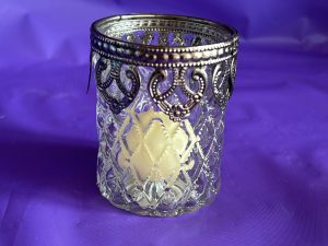 Metal & Glass Modern Tealight